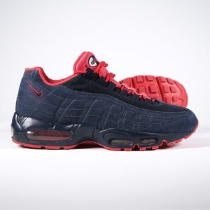 Nike Air Max 95 Obsidian - Obsidian / Action Red Men's Size 9.5